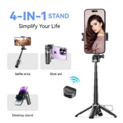 XO Селфи стик, Tripod Stand Mini SS21, Bluetooth /черен/