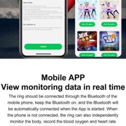 Смарт пръстен с елегантен дизайн, размер 10 – XO