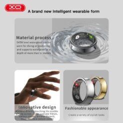 Смарт пръстен с елегантен дизайн, размер 10 – XO