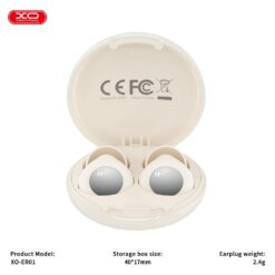 XO Тапи за уши против шум, Sleep Noise-Isolating ER01 /бежови/