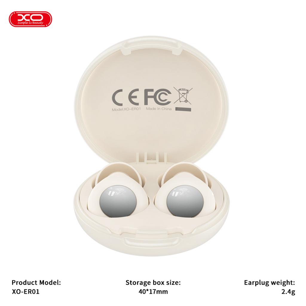 XO Тапи за уши против шум, Sleep Noise-Isolating ER01 /бежови/