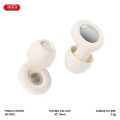 XO Тапи за уши против шум, Sleep Noise-Isolating ER01 /бежови/