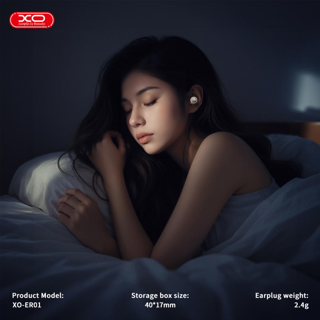 XO Тапи за уши против шум, Sleep Noise-Isolating ER01 /бежови/
