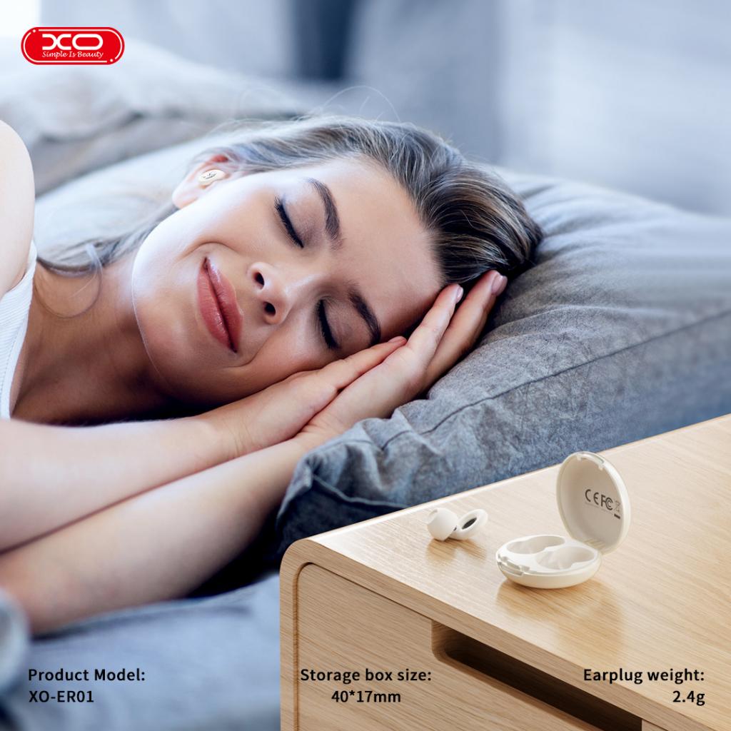 XO Тапи за уши против шум, Sleep Noise-Isolating ER01 /бежови/