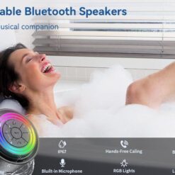 XO Тонколонка Waterproof wireless -LED RGB – F64 /черна/