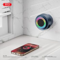 XO Тонколонка Waterproof wireless -LED RGB – F64 /черна/