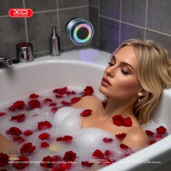 XO Тонколонка Waterproof wireless -LED RGB – F64 /черна/