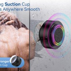 XO Тонколонка Waterproof wireless -LED RGB – F64 /черна/