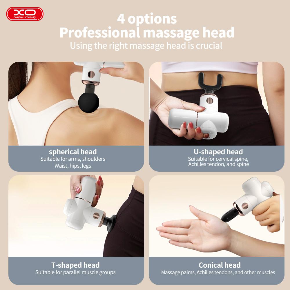 Преносим масажор за тяло FG01, 40W /бял/ – XO