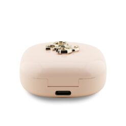 GUESS безжични слушалки HF 4G Metal Logo TWS /розов/ – GUTWSJ7HE4GP