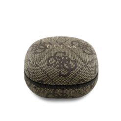 GUESS безжични слушалки HF PU 4G Script Logo ENC TWS /кафяв/ – GUTWST3P4EGW