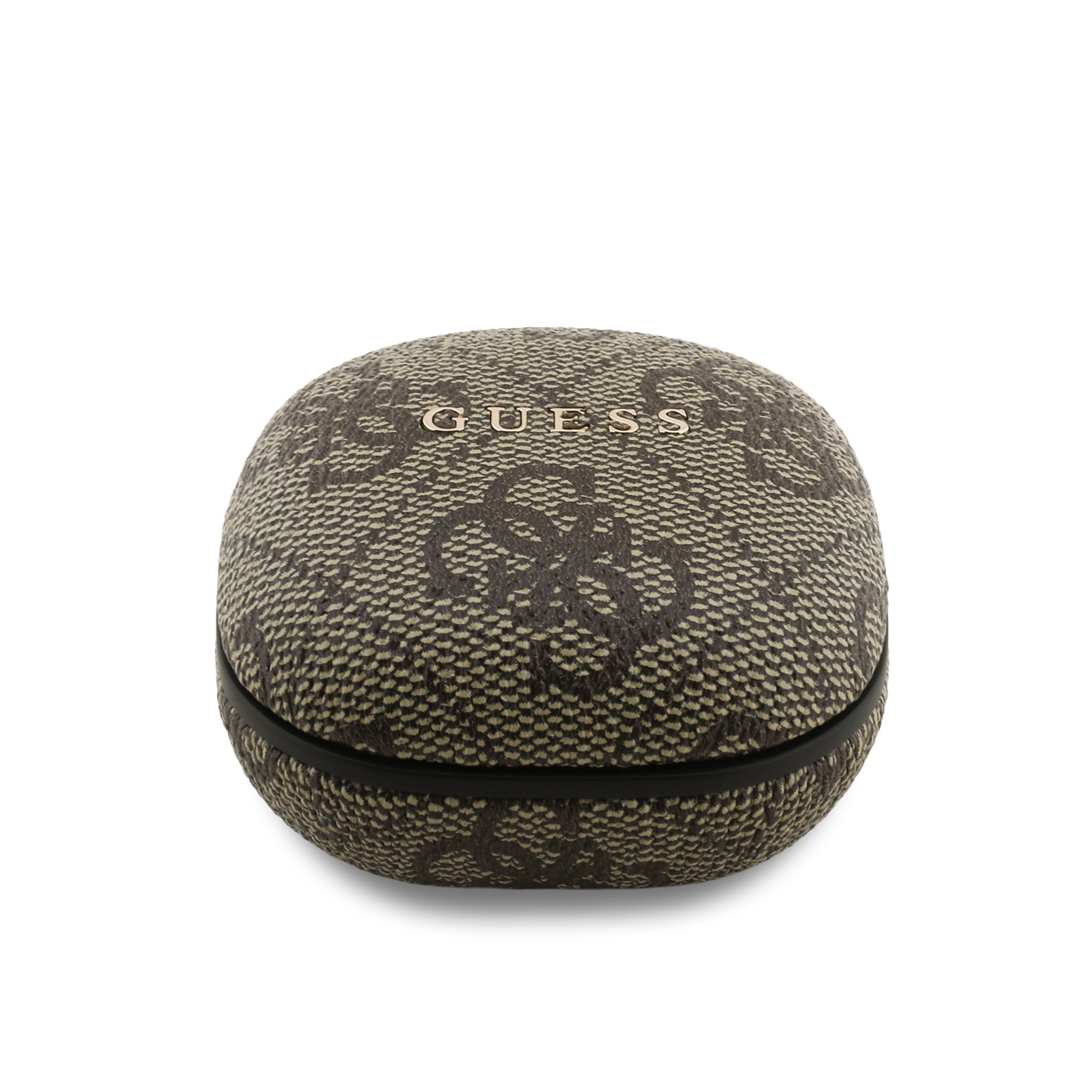 GUESS безжични слушалки HF PU 4G Script Logo ENC TWS /кафяв/ – GUTWST3P4EGW