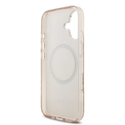 GUESS Калъф за iPhone 17 Air, IML Flowers Allover MagSafe + Wrist Strap, розов – GUHMP17MHCPOFPP