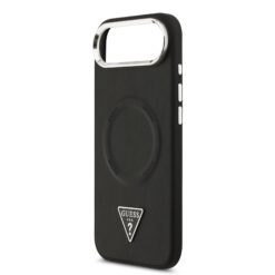 GUESS Калъф за iPhone 17 Air, PU Leather Triangle Logo MagSafe