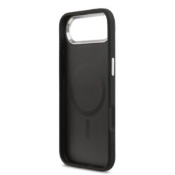 GUESS Калъф за iPhone 17 Air, PU Leather Triangle Logo MagSafe