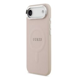 GUESS Калъф Apple iPhone 17 Air, PU Saffiano MagSafe, розов – GUHMP17MPSAREGSP