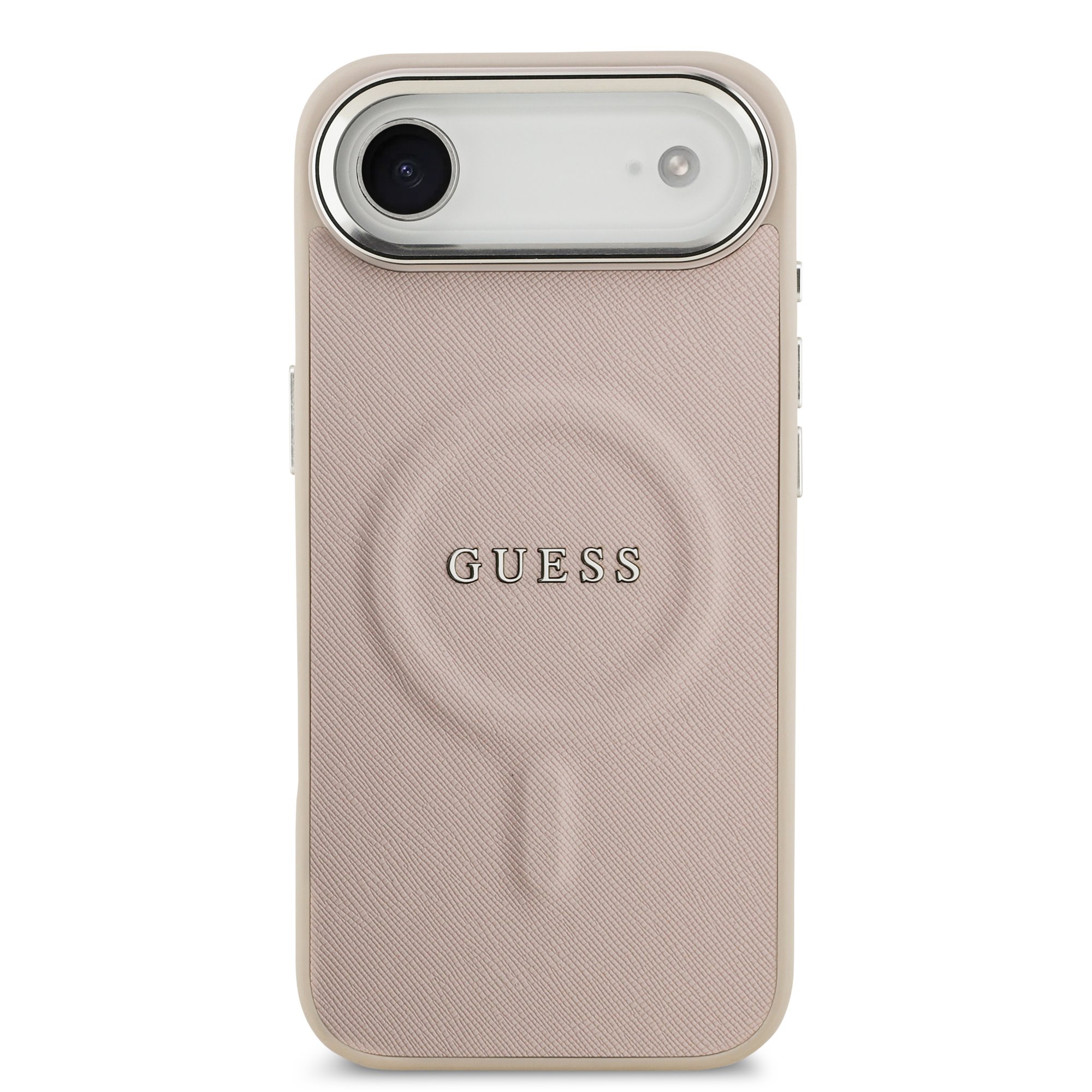 GUESS Калъф Apple iPhone 17 Air, PU Saffiano MagSafe, розов – GUHMP17MPSAREGSP