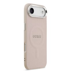GUESS Калъф Apple iPhone 17 Air, PU Saffiano MagSafe, розов – GUHMP17MPSAREGSP