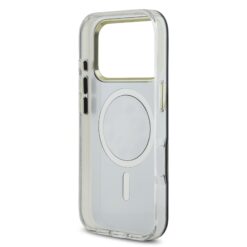 GUESS Калъф за iPhone 17 Pro Max, PC/TPU Mirror 4G Glitter Logo MagSafe ,златист – GUHMP17XHMR4GDG