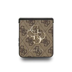 GUESS Калъф за Samsung Z Flip 7, PU 4G Metal Logo