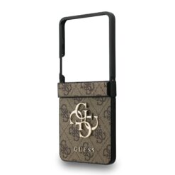 GUESS Калъф за Samsung Z Flip 7, PU 4G Metal Logo