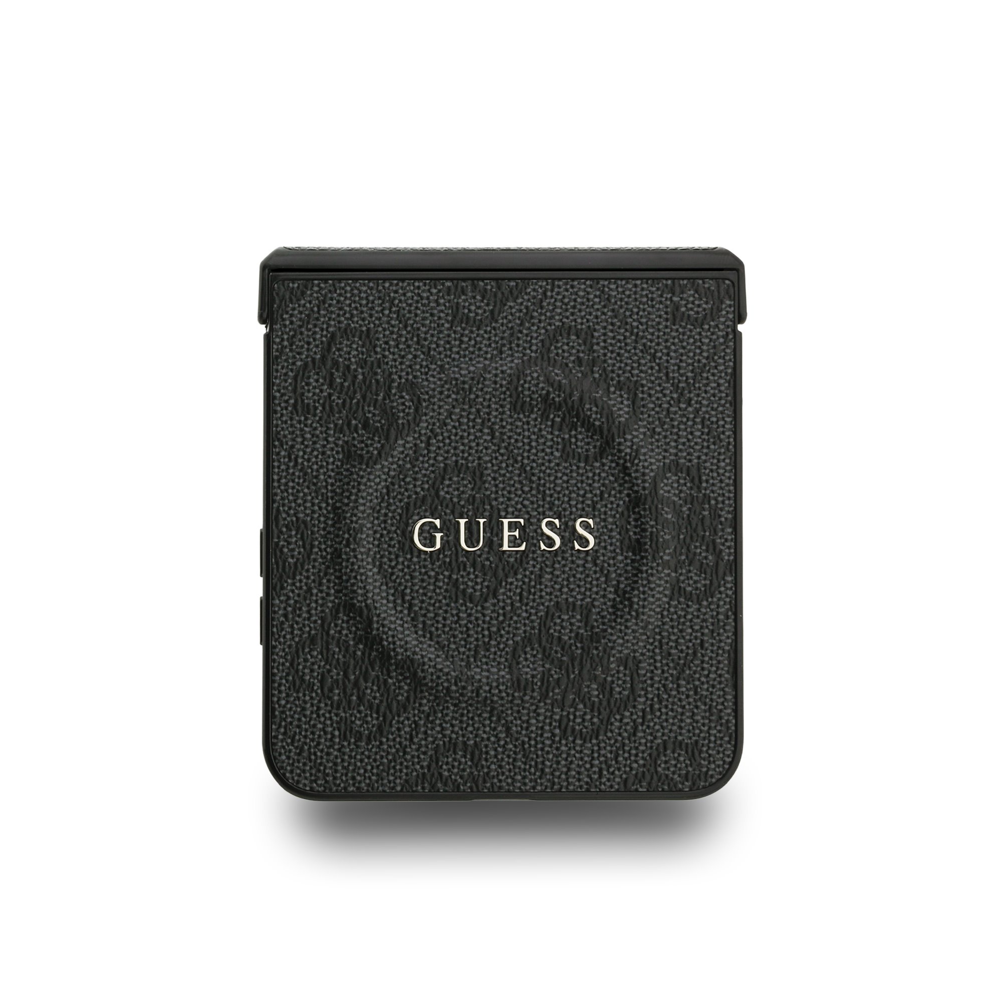 GUESS Калъф Samsung Z Flip 7,PU Leather 4G Colored Ring MagSafe, черен – GUHMZF7P4MSEGCK