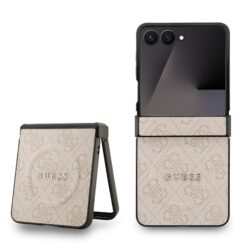 GUESS Калъф за Samsung Z Flip 7,PU Leather 4G Colored Ring MagSafe