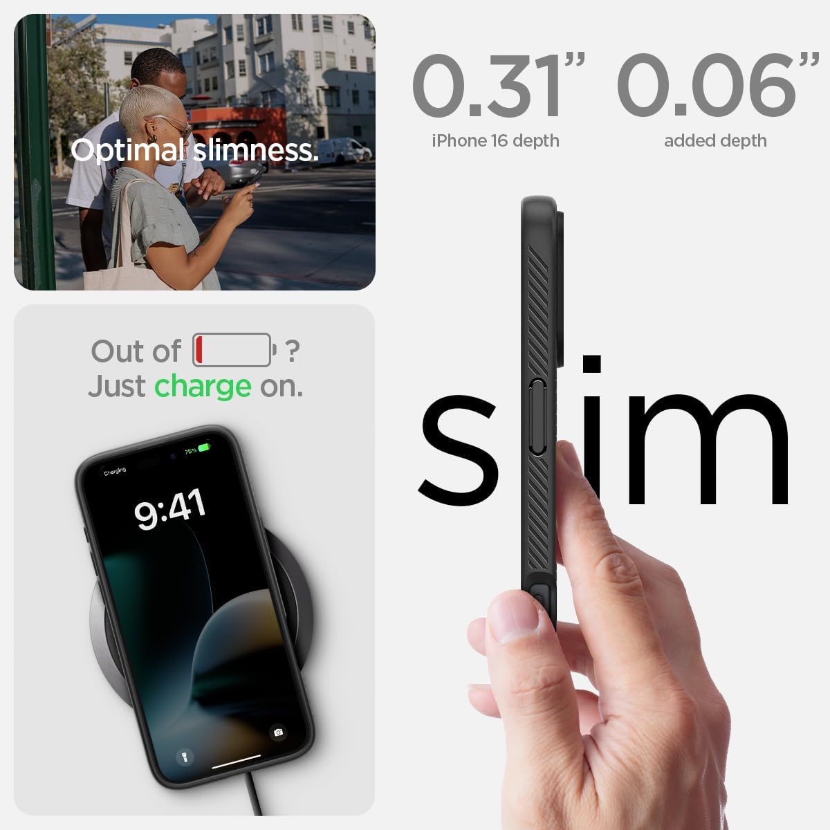 Калъф SPIGEN за iPhone 17 Pro Max /черен мат/ – ACS10265