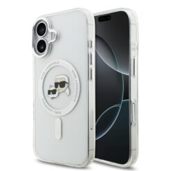 Karl Lagerfeld Калъф за iPhone 17 Air, IML K/C Heads Metal Frame