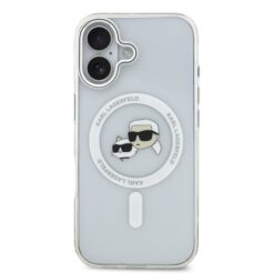 Karl Lagerfeld Калъф за iPhone 17 Air, IML K/C Heads Metal Frame