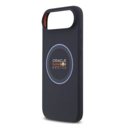 Red Bull Калъф за iPhone 17 Air, Liquid Silicone Blue Ring MagSafe, син – RBHMP17M24SIILVB