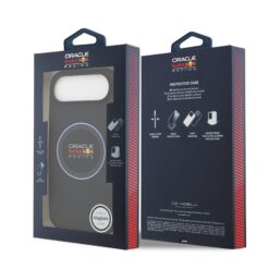 Red Bull Калъф за iPhone 17 Air, Liquid Silicone Blue Ring MagSafe, син – RBHMP17M24SIILVB