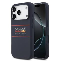 Red Bull Калъф за iPhone 17 Pro Max, Silicone Horizontal Logo MagSafe, син – RBHMP17X24SIHSRV