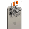SPIGEN Лещи за камера за Camera Lens Optik Pro Glass tR.Ez Fit Apple iPhone 17/16/15 Pro/ 17/16/15 Pro Max SET 2бр. /титаниеви/ – AGL07163