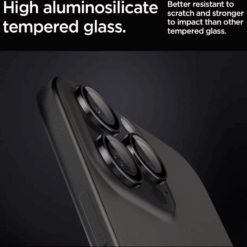 SPIGEN Лещи за камера за Camera Lens Optik Pro Glass tR.Ez Fit Apple iPhone 17/16/15 Pro/ 17/16/15 Pro Max SET 2бр. /титаниеви/ – AGL07163
