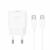 Зарядно устройство 220V 25W, USB-C, кабел Type C- Type C – XO