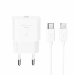 Зарядно устройство 220V 25W, USB-C, кабел Type C- Type C – XO
