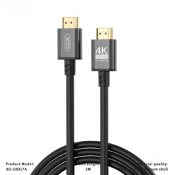 HDMI Кабел – HDMI 4K висококачествен, 5м, черен – XO