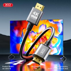 HDMI Кабел – HDMI 4K, 5м, черен – XO