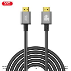 HDMI Кабел – HDMI 4K, 5м, черен – XO