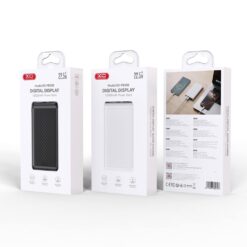 Външна батерия 10000 mAh, 22.5W, черен – PB308, XO