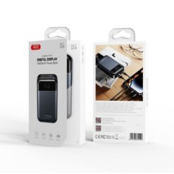 Power Bank 10000 mAh, 33W, черен – PR232, XO