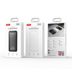 Външна батерия 20000 mAh, черен – PB313, XO