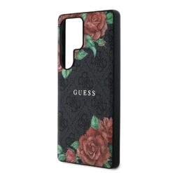 GUESS Калъф Samsung S25 Ultra, PU Leather 4G Flowers Print Metal Classic Logo