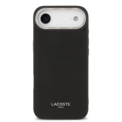 LACOSTE Калъф Apple iPhone 17 Air, PU Leather Champs Elysees MagSafe /черен/ – LCHMP17MPCESK