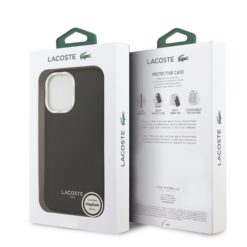 LACOSTE Калъф за iPhone 17, PU Leather Champs Elysees MagSafe /черен/ – LCHMP17SPCESK