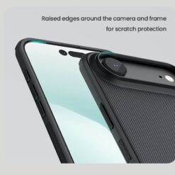 NILLKIN Калъф за iPhone 17 Air, Super Frosted Shield Pro /черен/