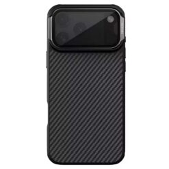 NILLKIN Калъф Apple iPhone 17 Pro Max, KEVLAR + Tinted camera cover MagSafe /черен/