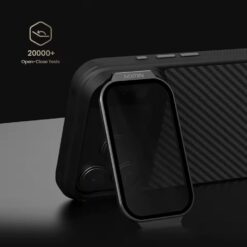 NILLKIN Калъф Apple iPhone 17 Pro Max, KEVLAR + Tinted camera cover MagSafe /черен/