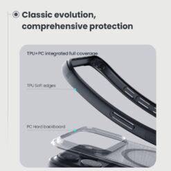 NILLKIN Калъф за iPhone 17 Pro Max, Super Frosted Shield MagSafe /прозрачно черен/